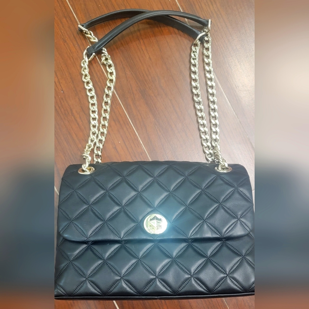 Kate Spade Natalia Medium Flap Cross Body/Shoulder Bag Black